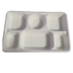 6 Compartment Plates 20 PCS ( Disposable )