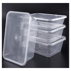 Combo Boxes (Take away) 750 ML 30 PCS with Lids
