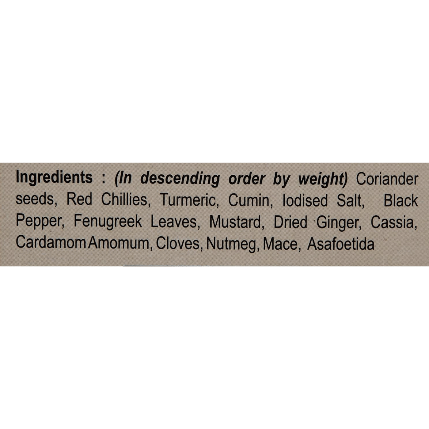 MDH MADRAS CURRY POWDER 100G