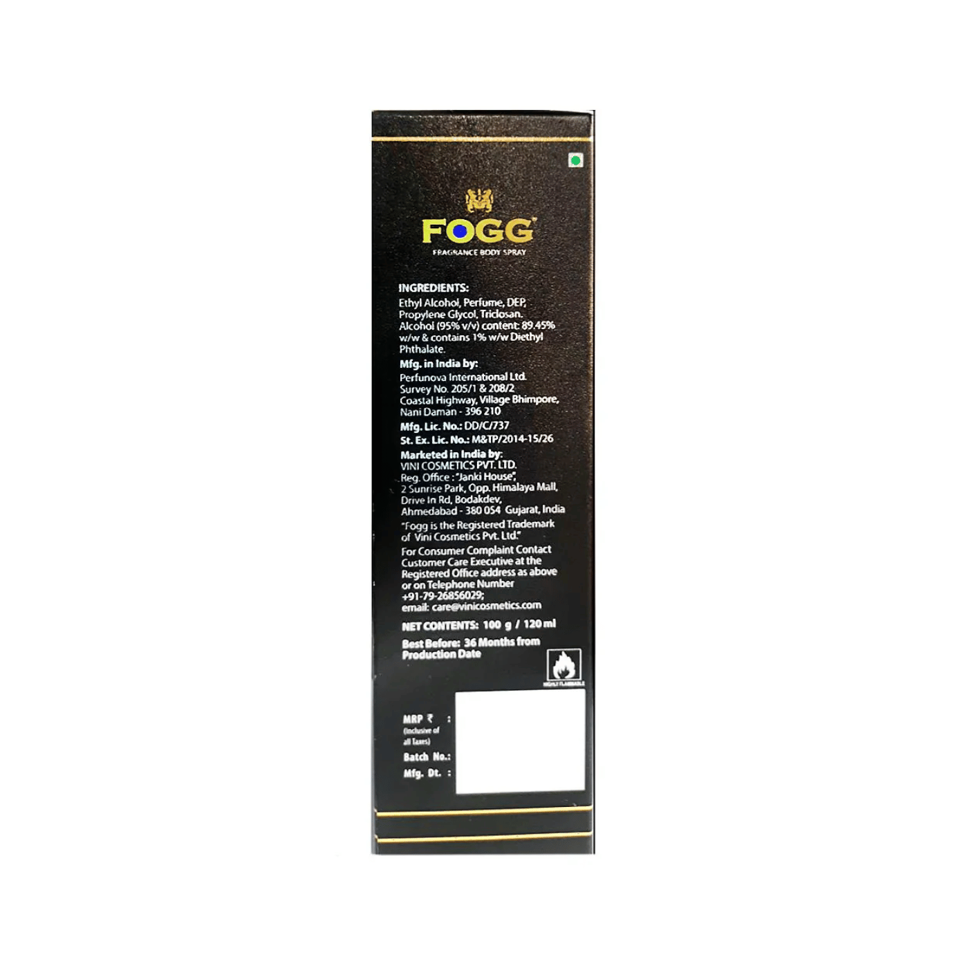 Fogg Body Spray 120 Ml