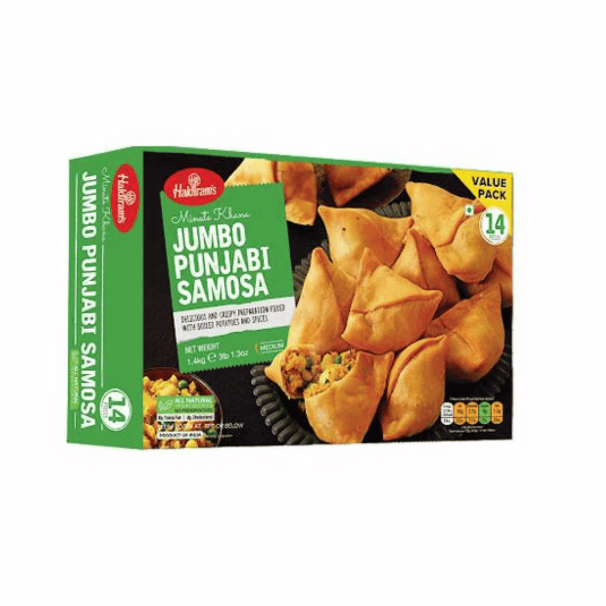Haldiram's Jumbo Punjabi Samosa ( 14 PCS )