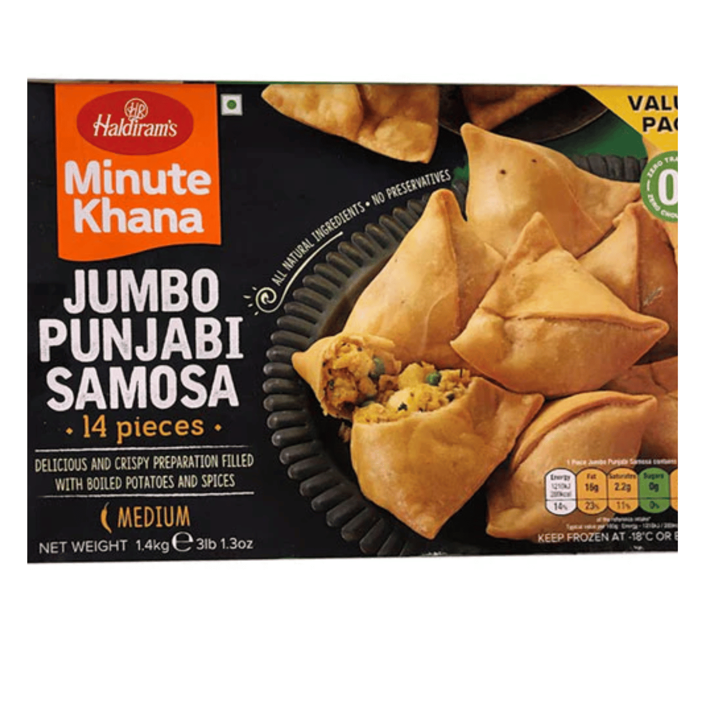 Haldiram's Jumbo Punjabi Samosa ( 14 PCS )