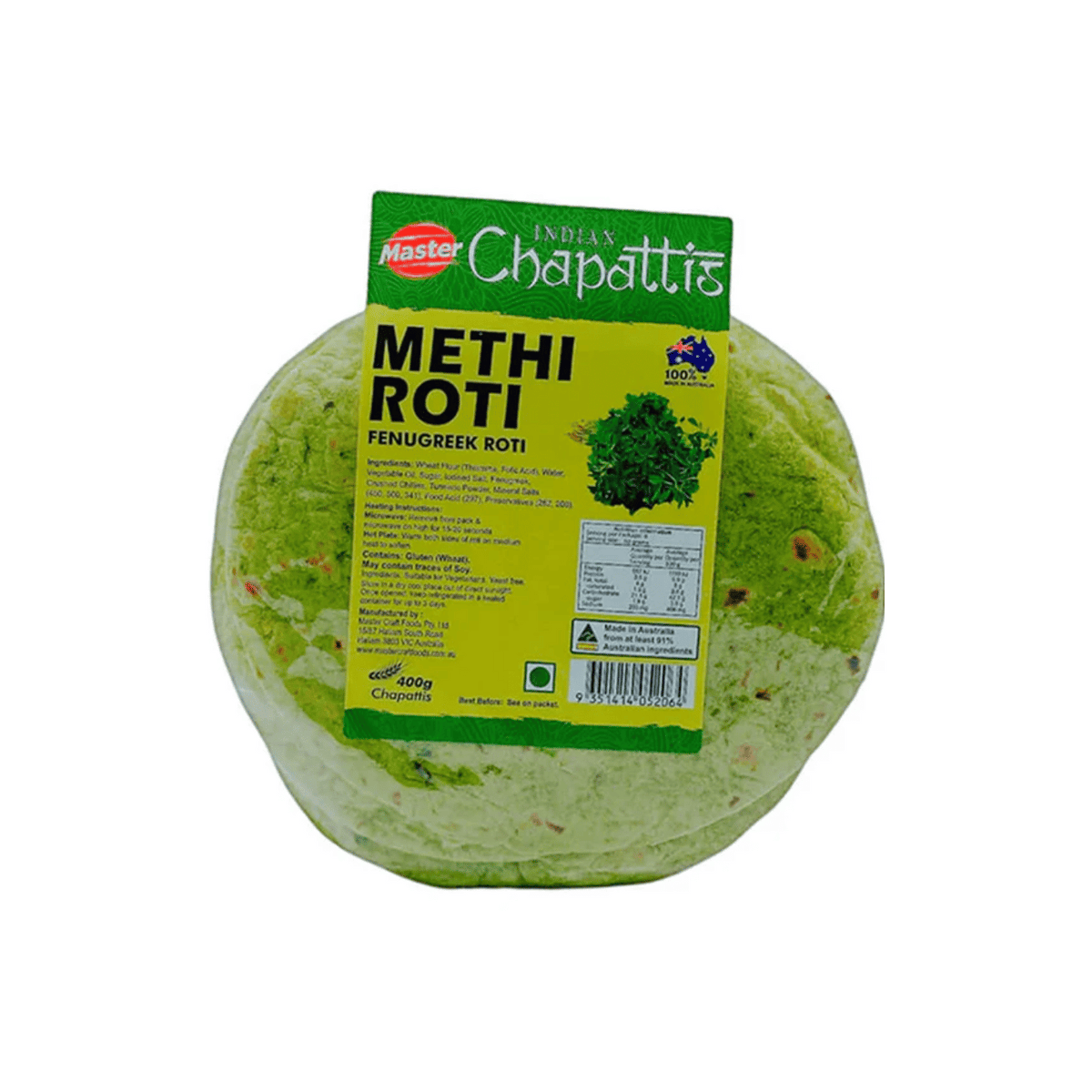 Machhi Roti Buy Master Methi Roti 8pc - Flavorful Fenugreek Bread
