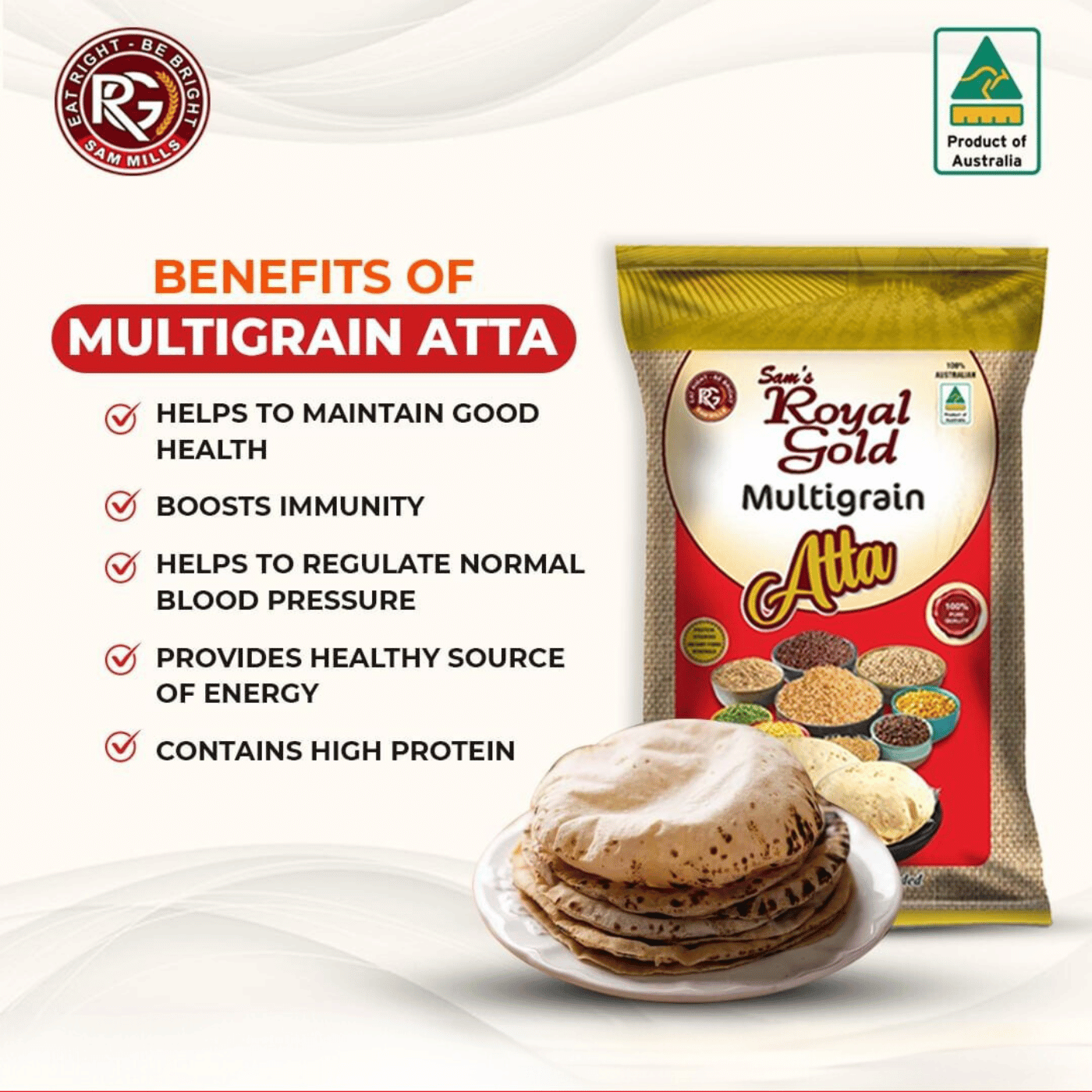 Royal Gold Multi Grain Atta