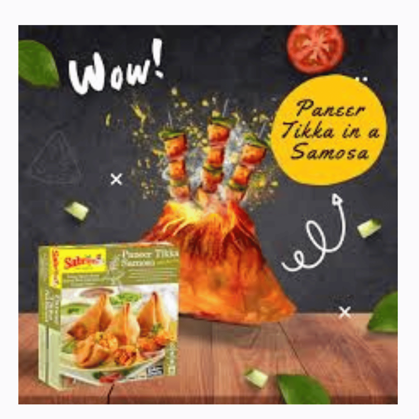 Sabrini Paneer Tikka Samosa ( 8 PCS )