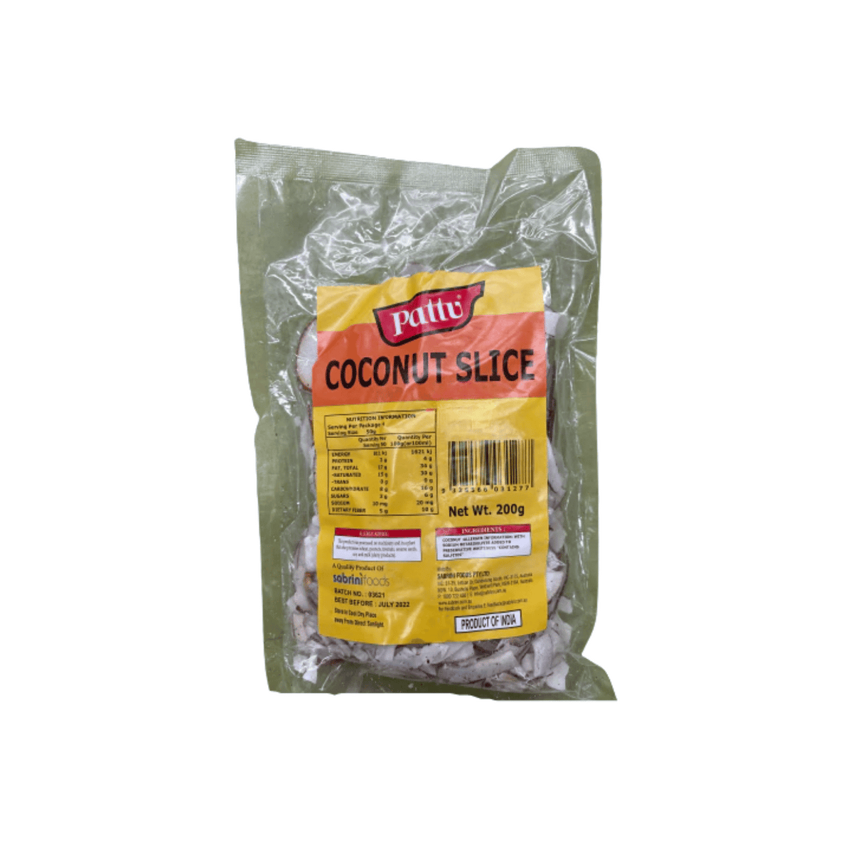 PATTU COCONUT SLICE 200G