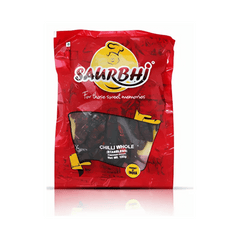 SAURBHI CHILLI STEMLESS 100G