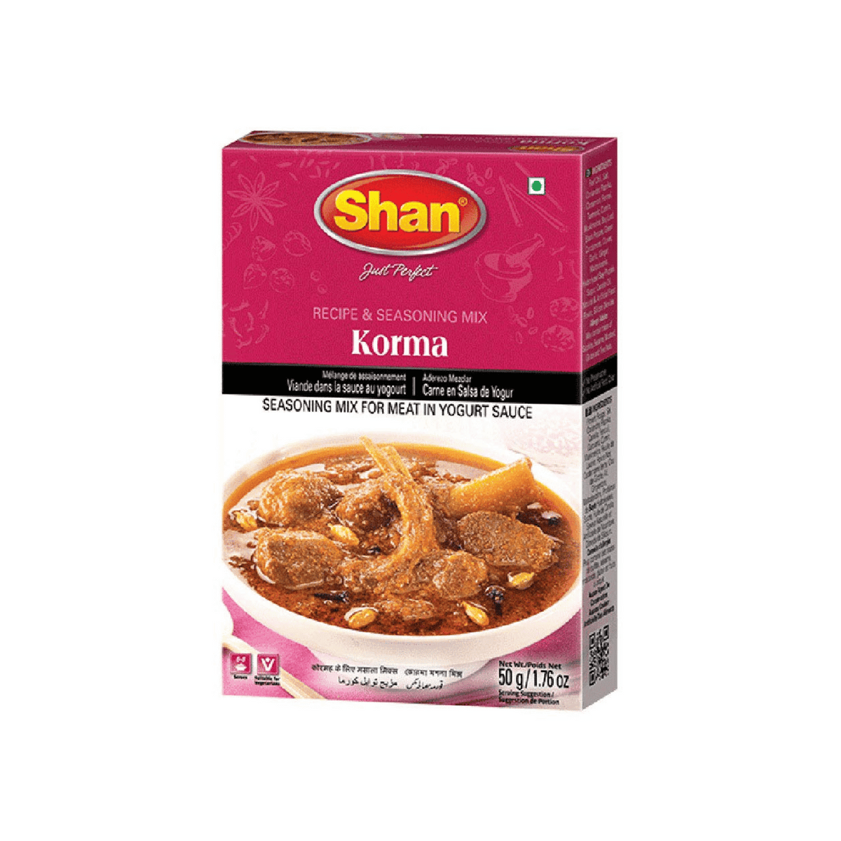 SHAN KORMA CURRY 50G